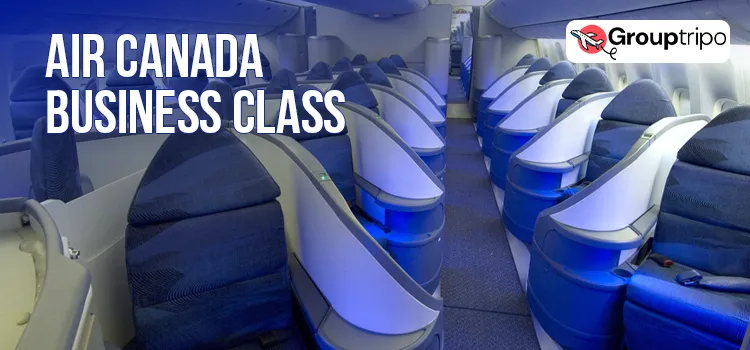 Air Canada business class on grouptripo.com